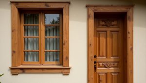 Wood dooor and windows remains a traditional and premium choice, particularly in older homes, farmhouses, and luxury interior applications.